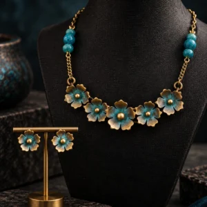 The Heritage Teal Flora